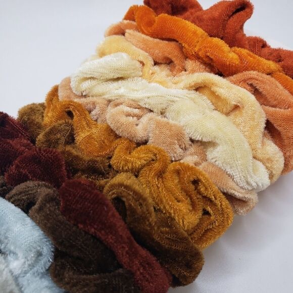 𝅺neutral Earth tone Multicolor scrunchie bundle - Picture 4 of 4